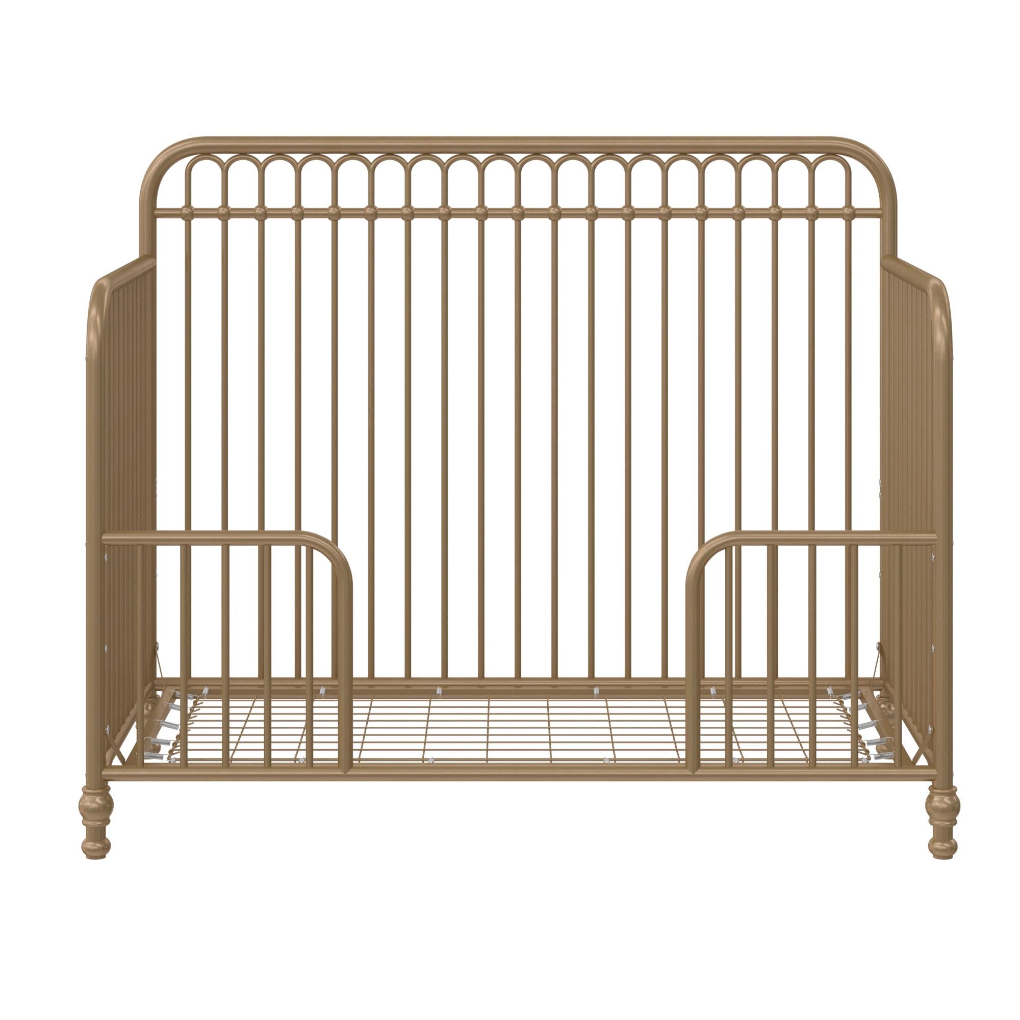 Little Seeds Ivy 3-in-1 Convertible Metal Crib - Gold