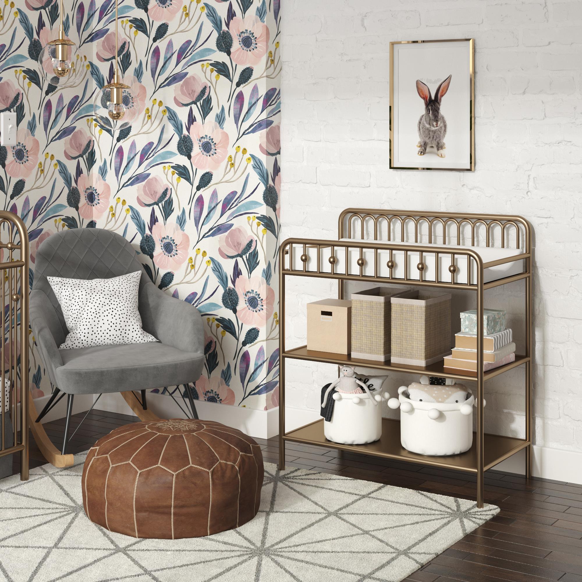 Little Seeds Monarch Hill Ivy Metal Changing Table - Gold