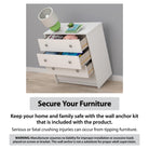 Piper 6 Drawer Dresser - Secure your furniture warning