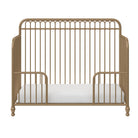 Little Seeds Ivy 3-in-1 Convertible Metal Crib - Gold