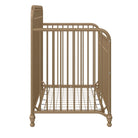 Little Seeds Ivy 3-in-1 Convertible Metal Crib - Gold
