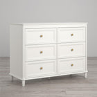 Piper 6 Drawer Dresser - Cream