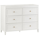 Piper 6 Drawer Dresser - Cream
