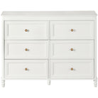 Piper 6 Drawer Dresser - Cream