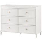 Piper 6 Drawer Dresser - Cream