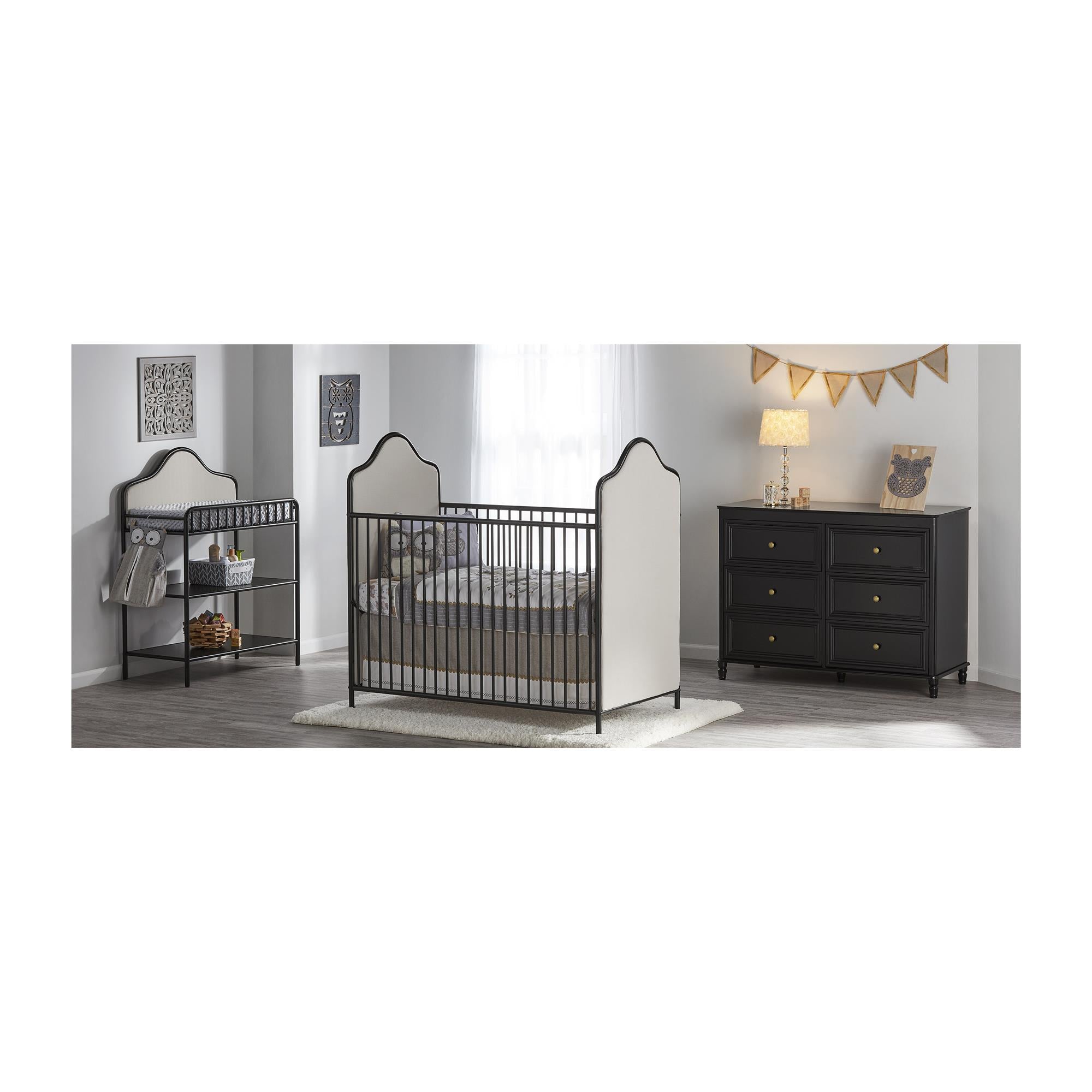 Piper 6 Drawer Dresser - Black