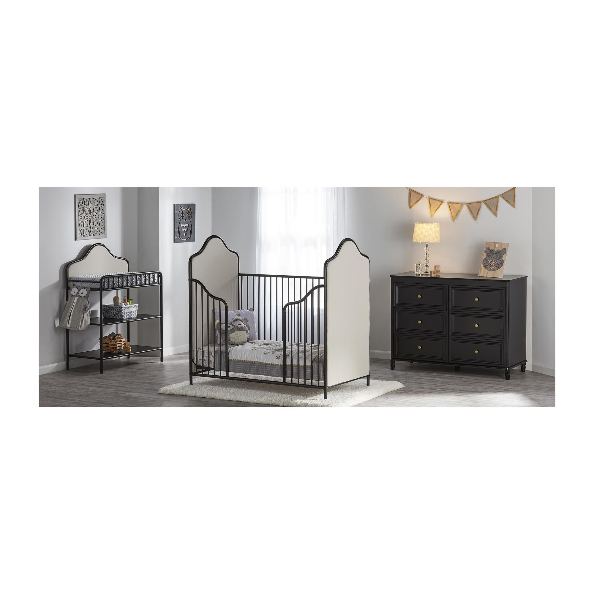 Piper 6 Drawer Dresser - Black
