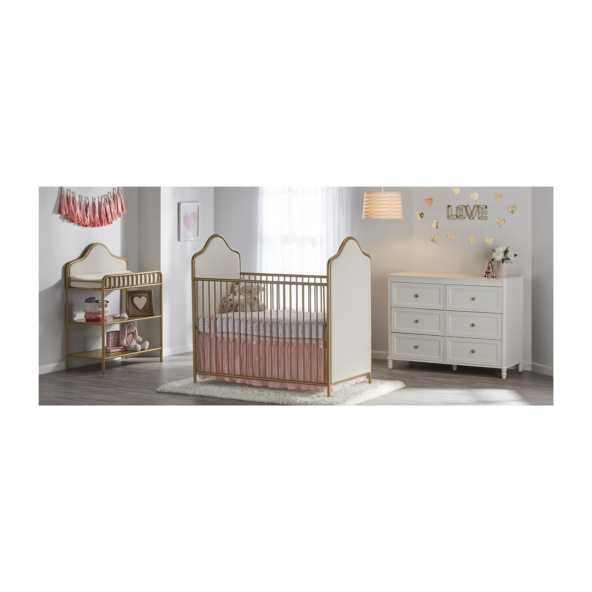 Piper 6 Drawer Dresser - Cream