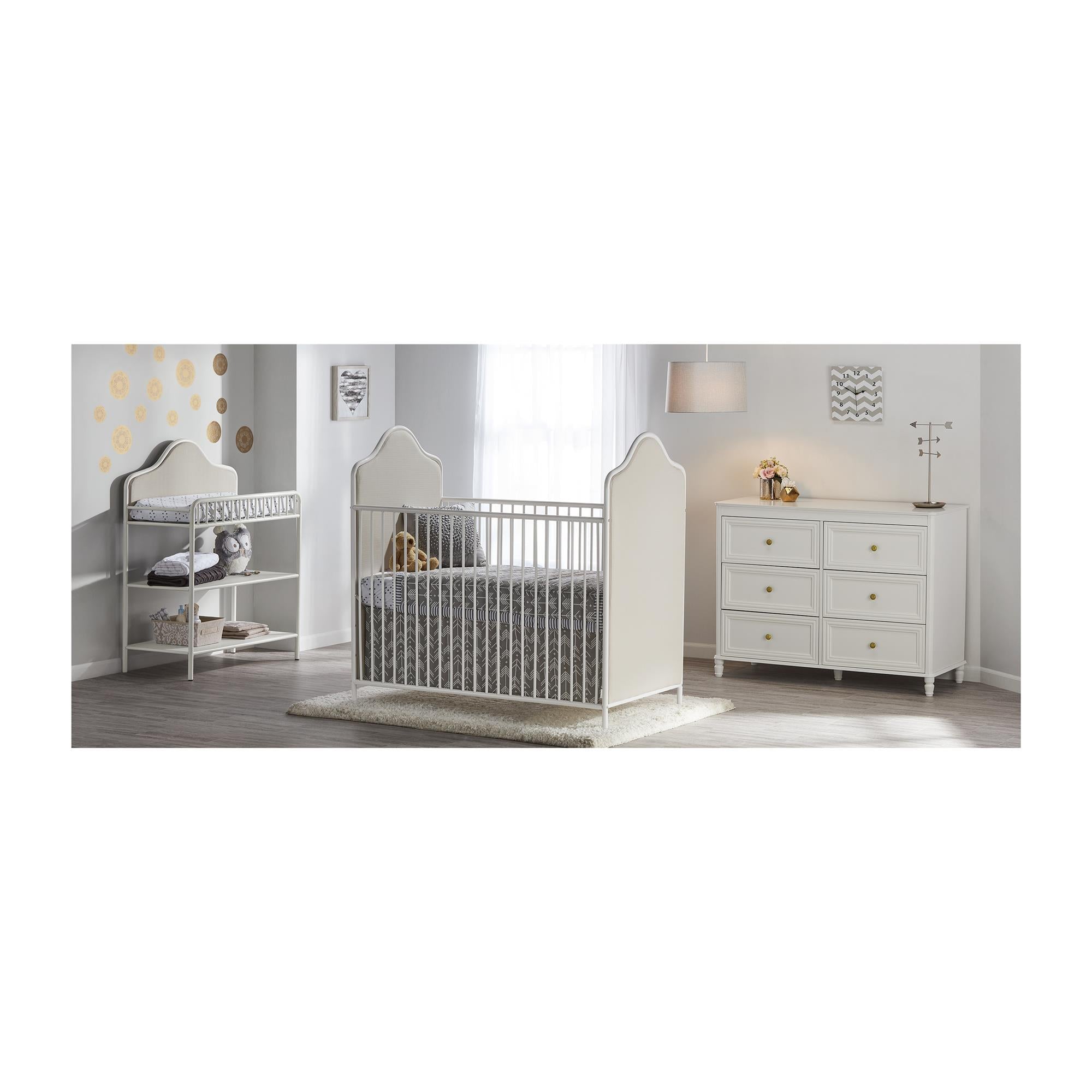 Piper 6 Drawer Dresser - Cream