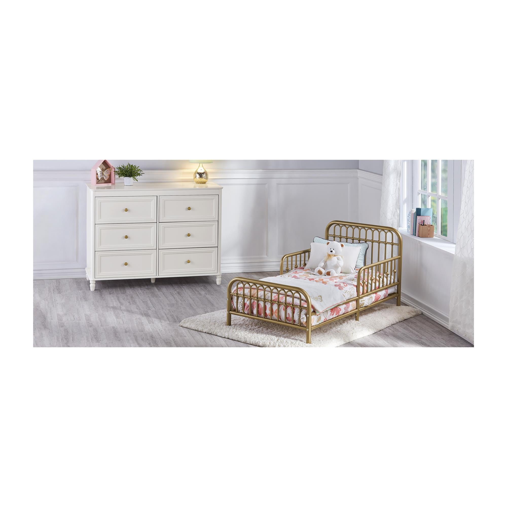 Piper 6 Drawer Dresser - Cream