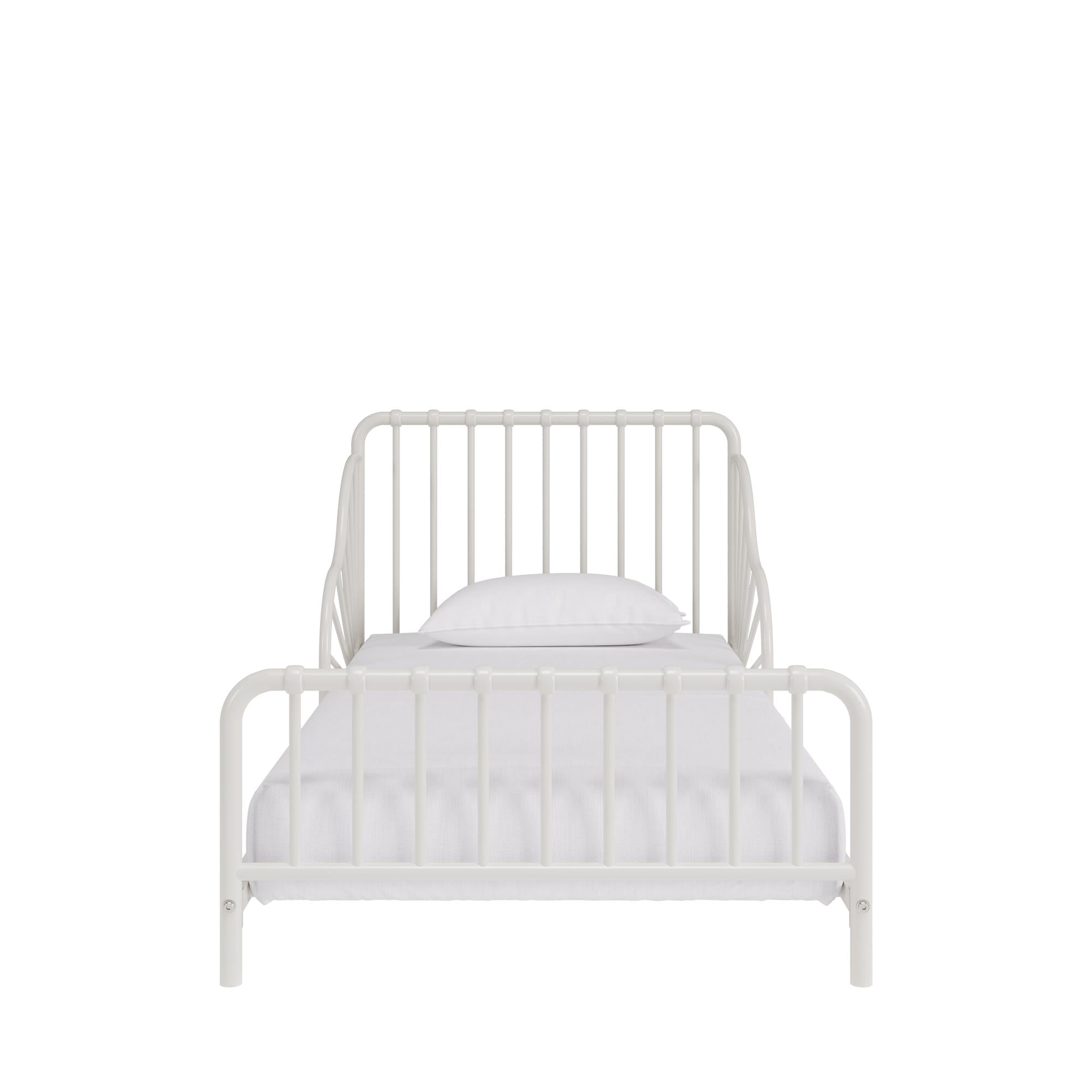 Quinn Toddler Bed - Off White - Crib & Toddler Mattress