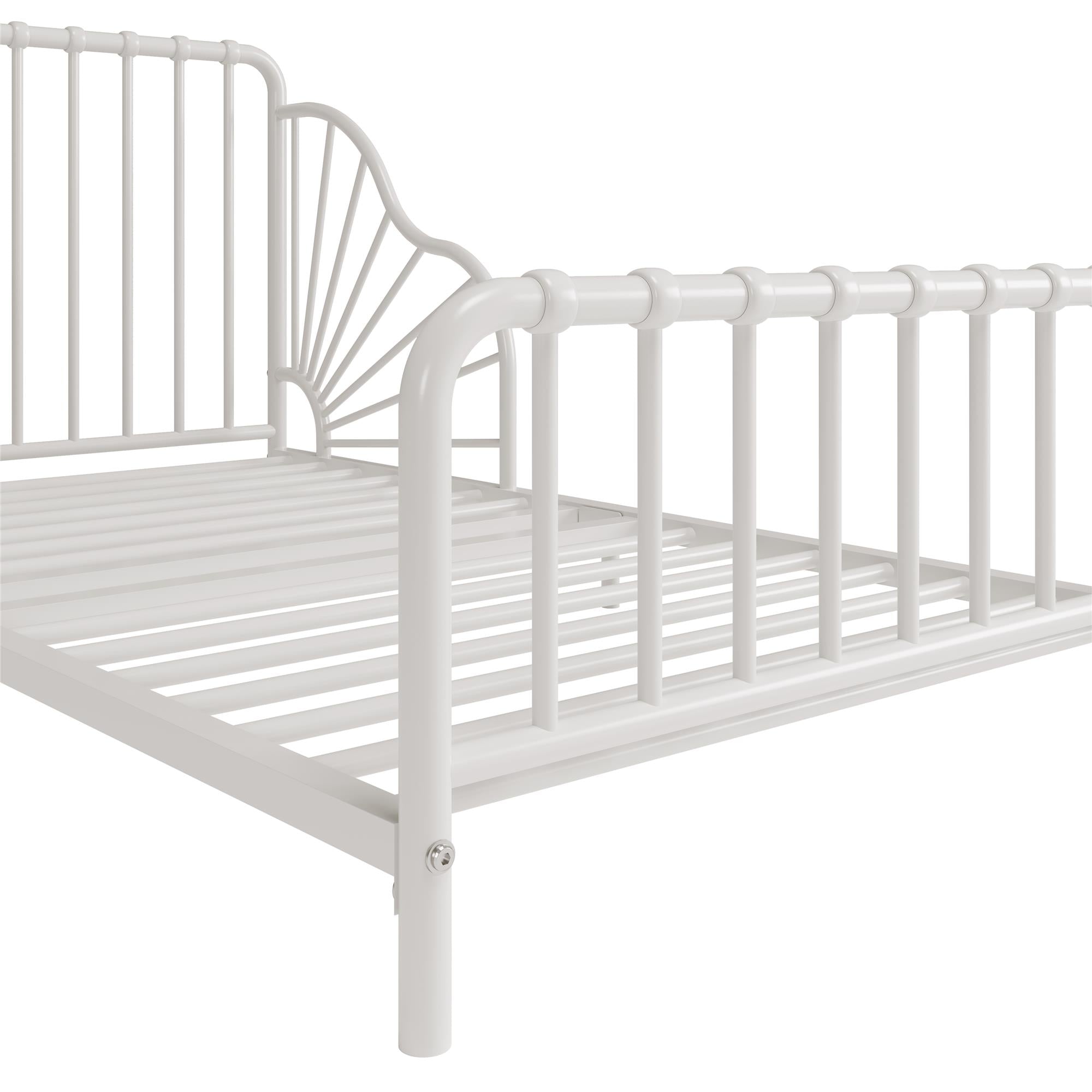Quinn Toddler Bed - Off White - Crib & Toddler Mattress