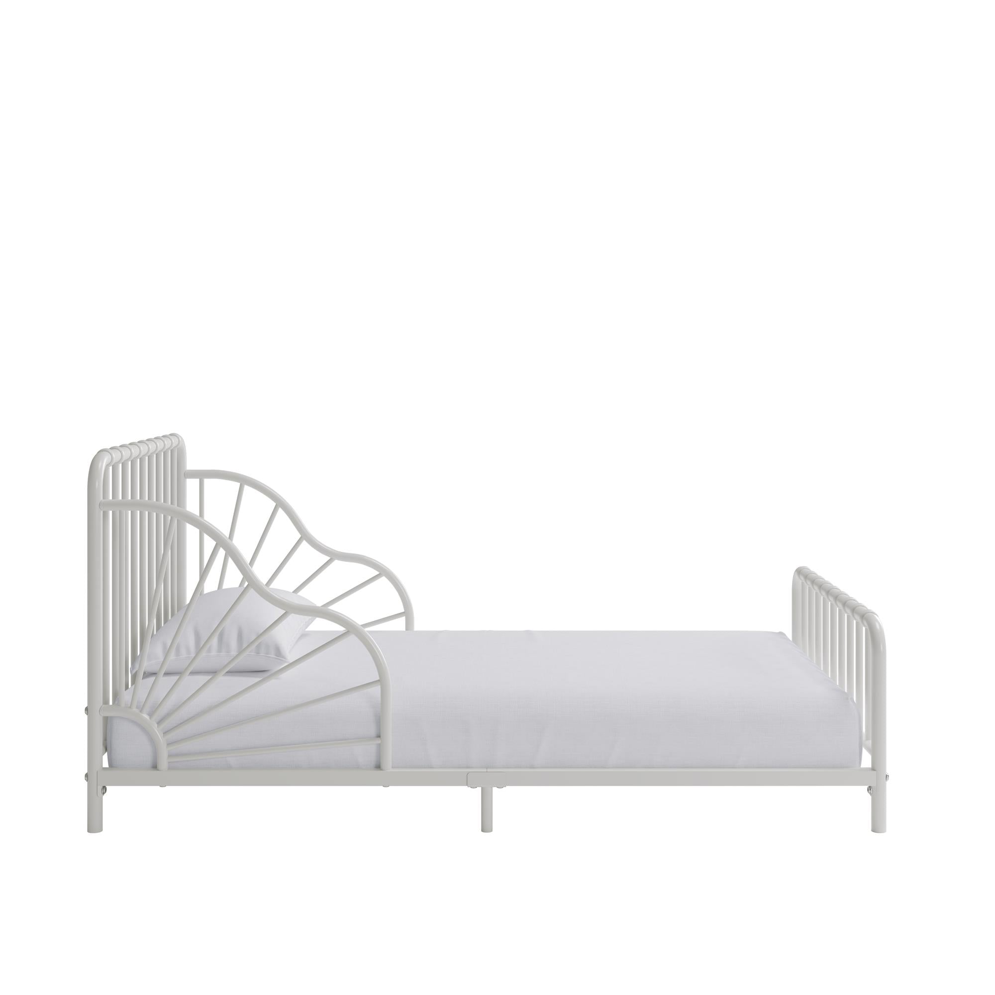 Quinn Toddler Bed - Off White - Crib & Toddler Mattress