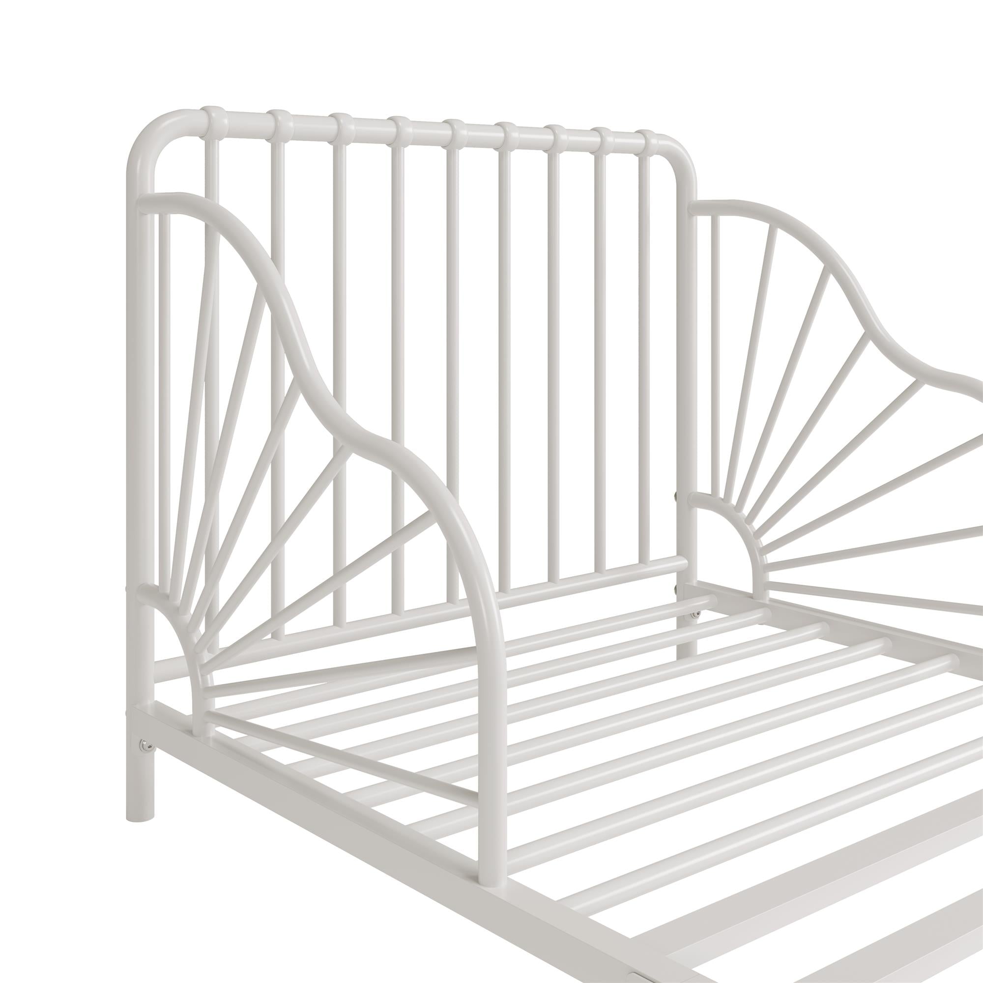 Quinn Toddler Bed - Off White - Crib & Toddler Mattress