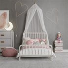 Quinn Toddler Bed - Off White - Crib & Toddler Mattress