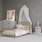 Quinn Toddler Bed - Gold - Crib & Toddler Mattress