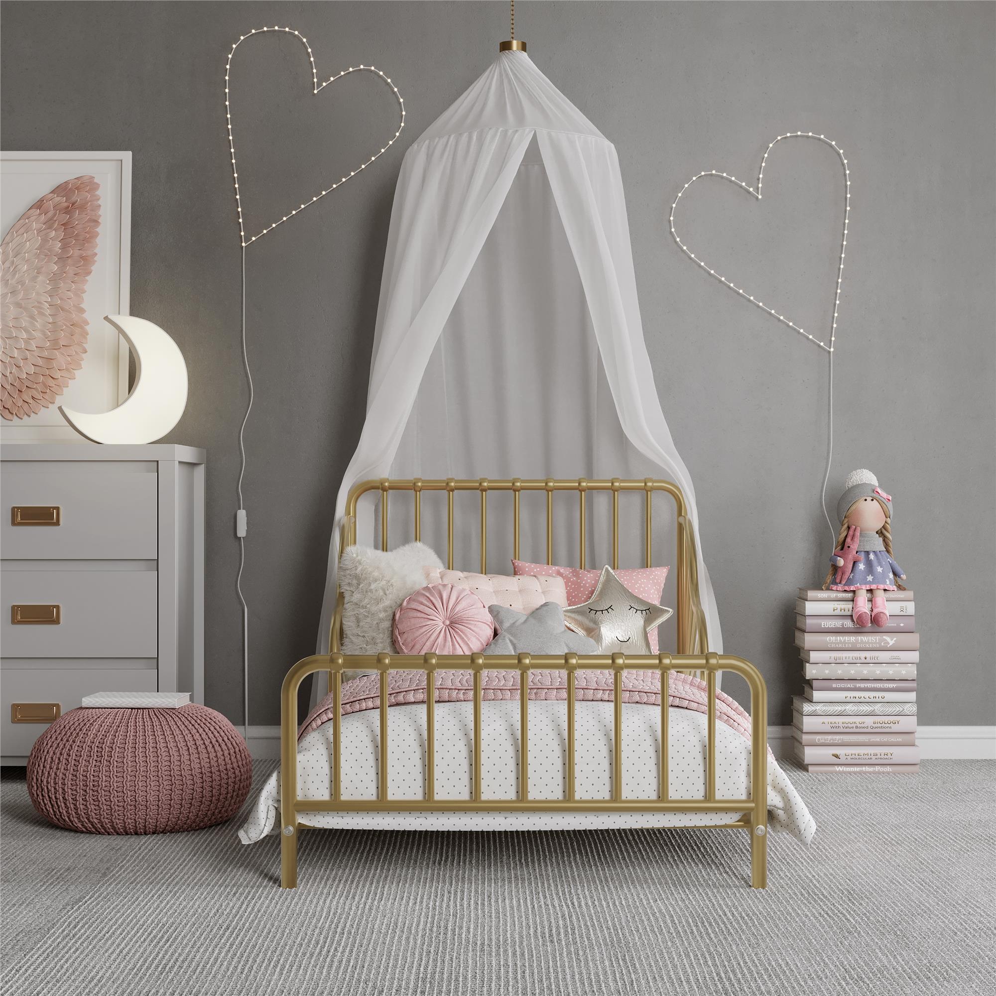 Quinn Toddler Bed - Gold - Crib & Toddler Mattress