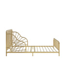 Quinn Toddler Bed - Gold - Crib & Toddler Mattress