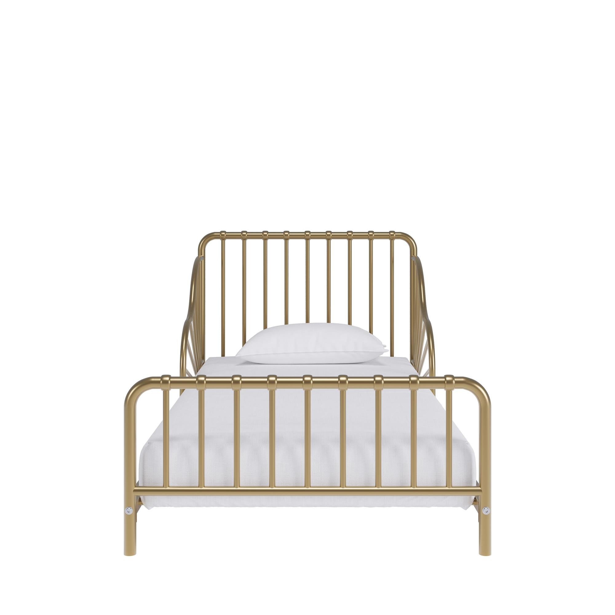 Quinn Toddler Bed - Gold - Crib & Toddler Mattress