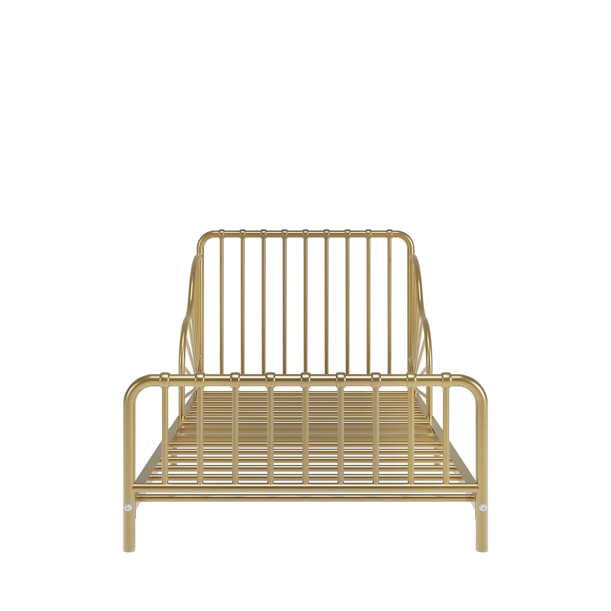 Quinn Toddler Bed - Gold - Crib & Toddler Mattress
