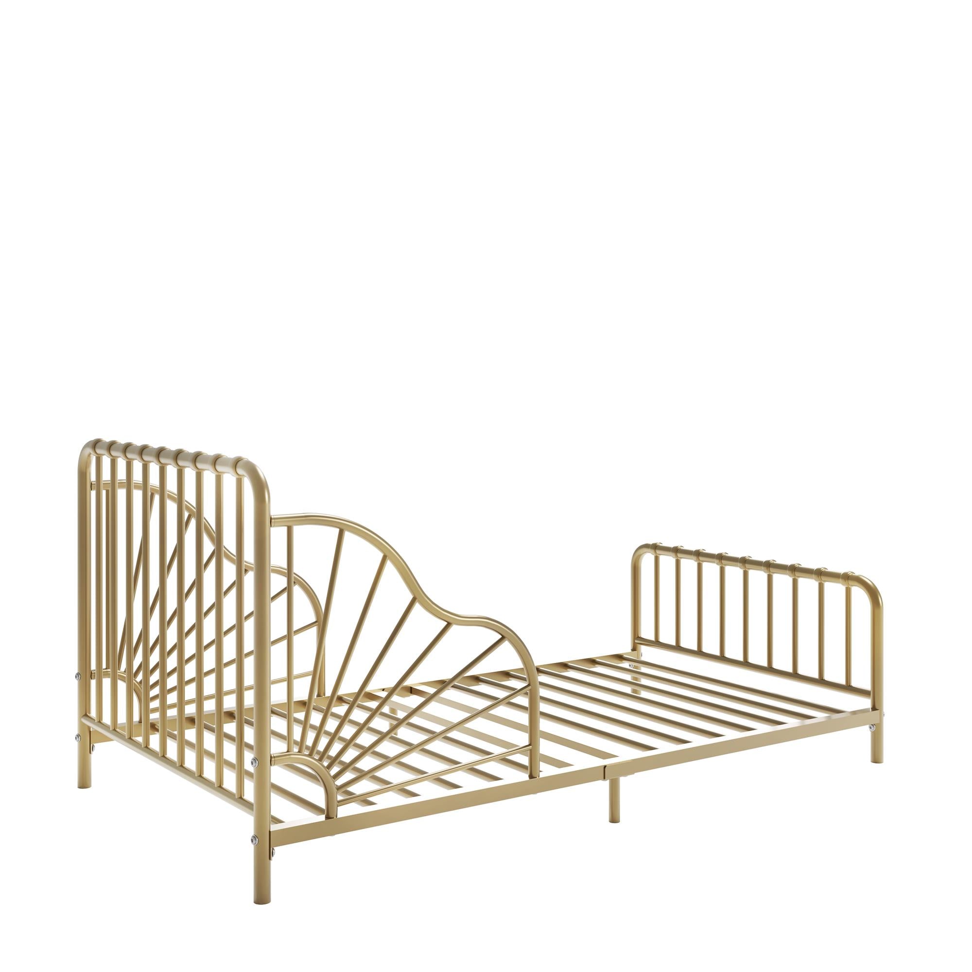 Quinn Toddler Bed - Gold - Crib & Toddler Mattress