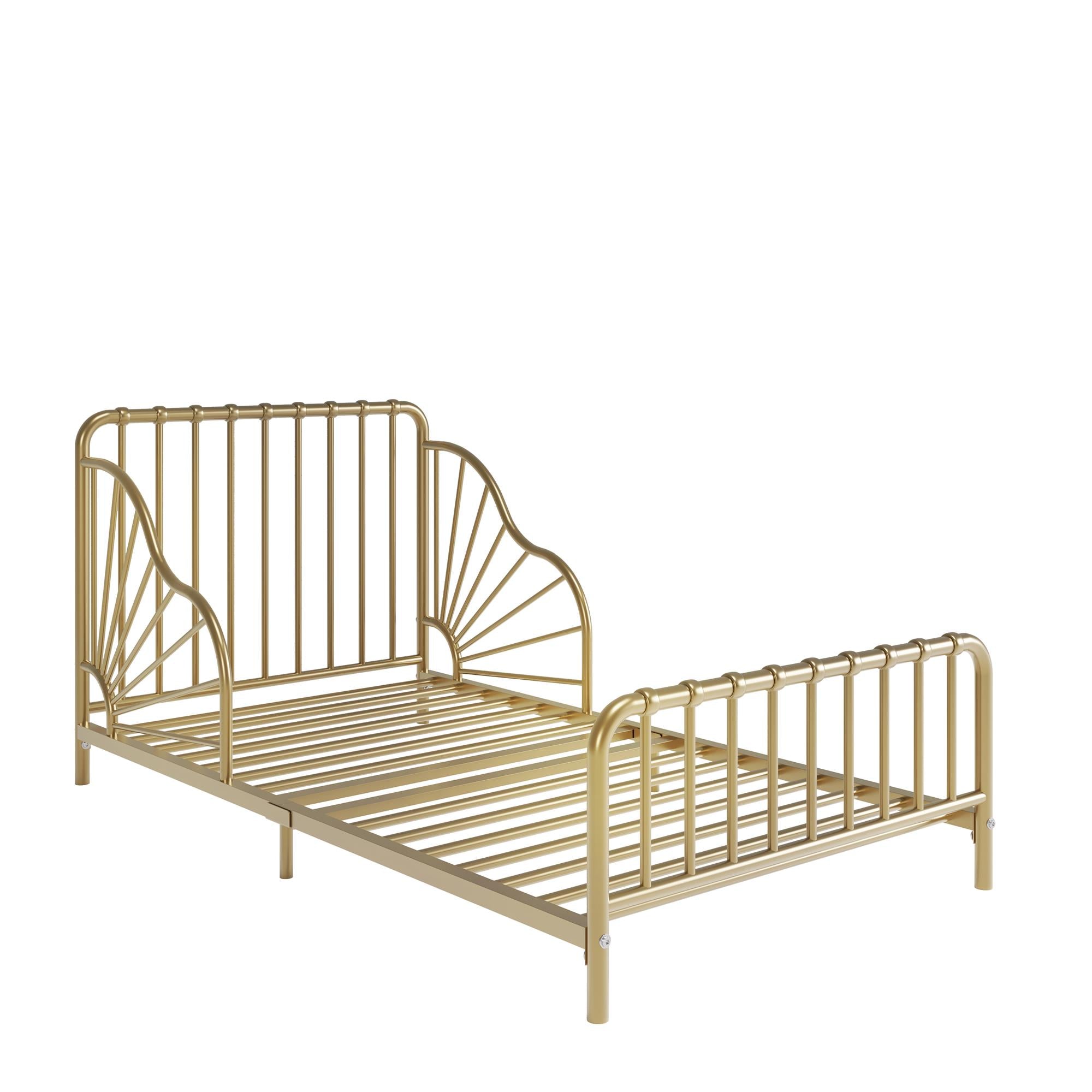 Quinn Toddler Bed - Gold - Crib & Toddler Mattress