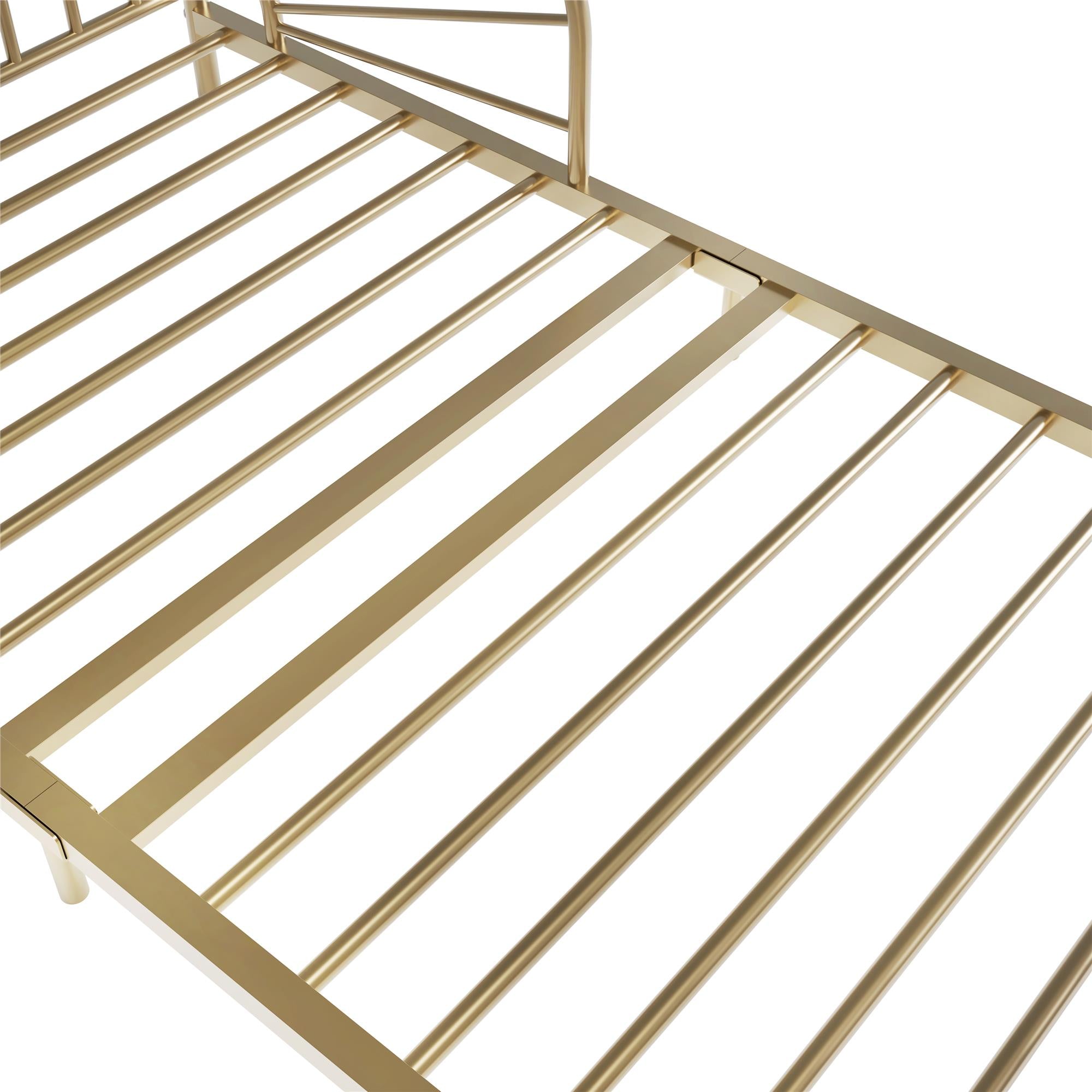 Quinn Toddler Bed - Gold - Crib & Toddler Mattress
