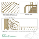Quinn Toddler Bed - Gold - Crib & Toddler Mattress