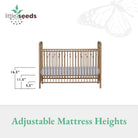 Little Seeds Monarch Hill Ivy Metal Baby Crib - Gold