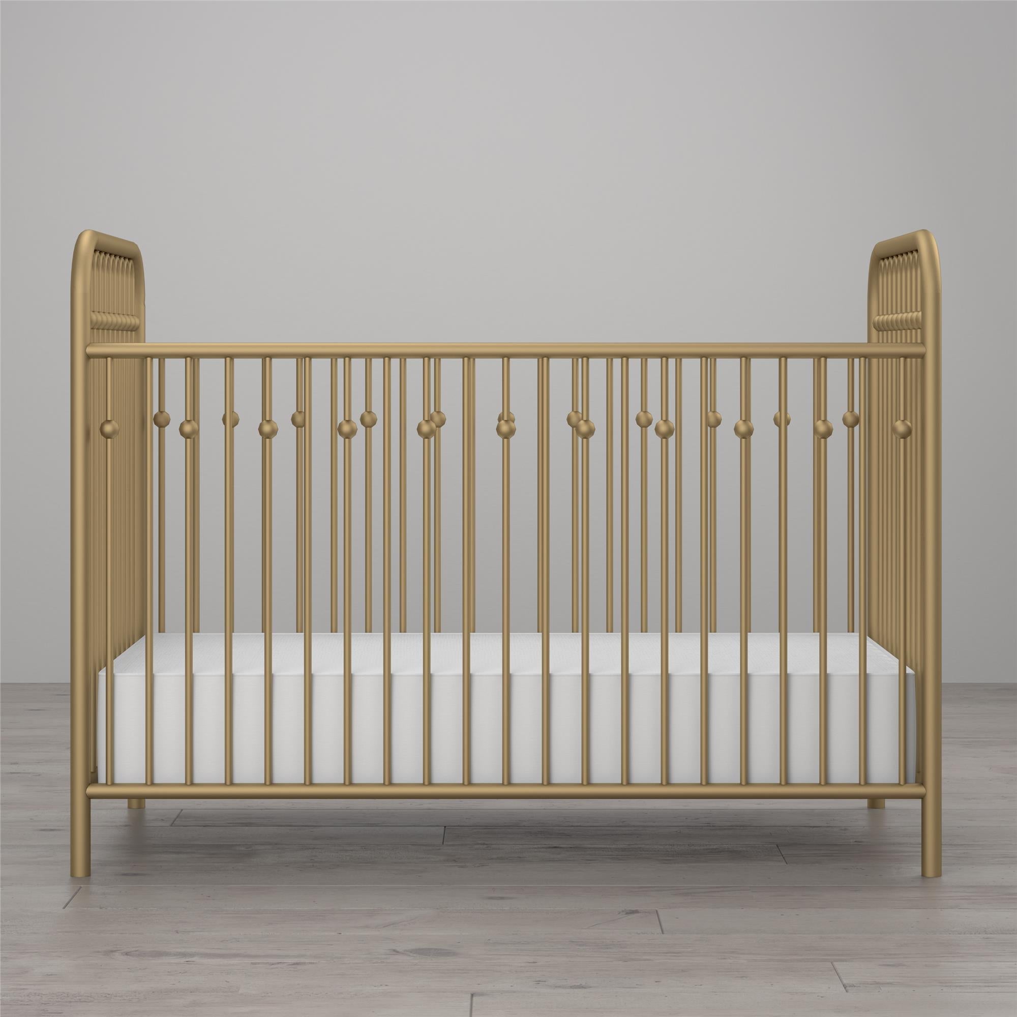Little Seeds Monarch Hill Ivy Metal Baby Crib - Gold