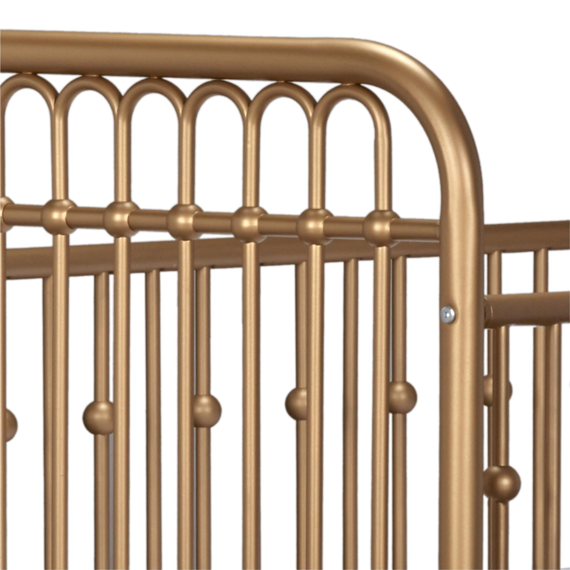 Little Seeds Monarch Hill Ivy Metal Baby Crib - Gold