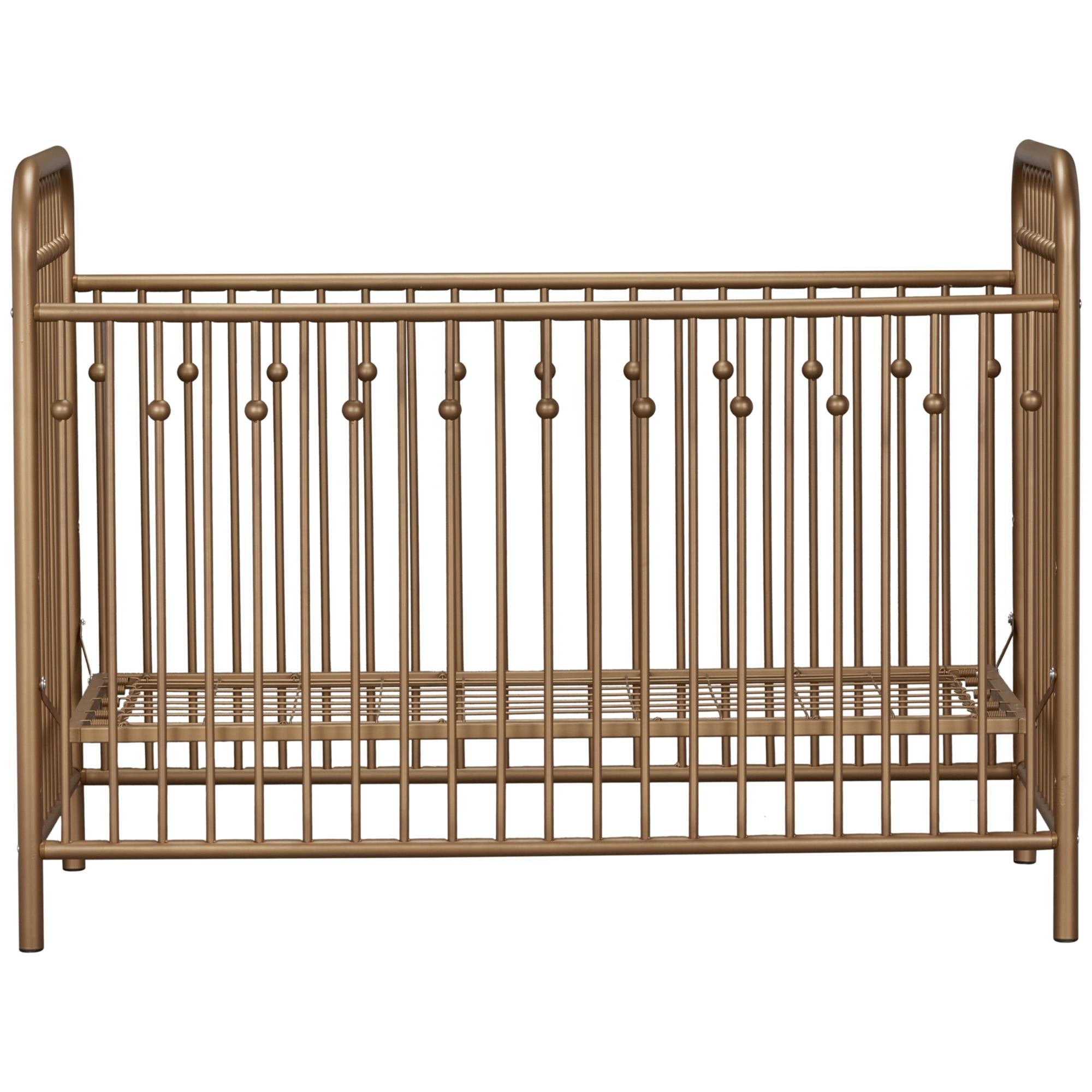 Little Seeds Monarch Hill Ivy Metal Baby Crib - Gold