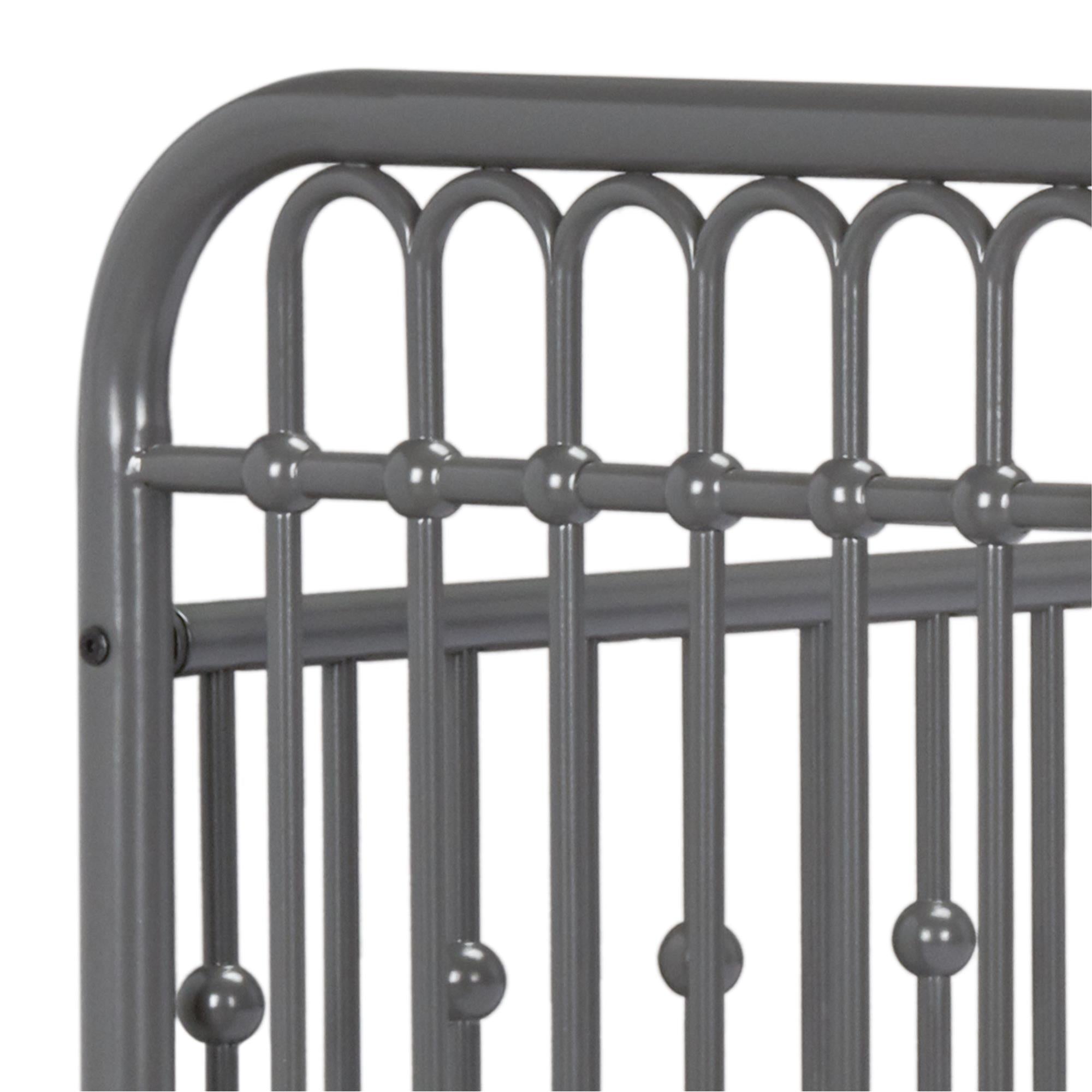 Little Seeds Monarch Hill Ivy Metal Baby Crib - Gray