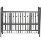 Little Seeds Monarch Hill Ivy Metal Baby Crib - Gray