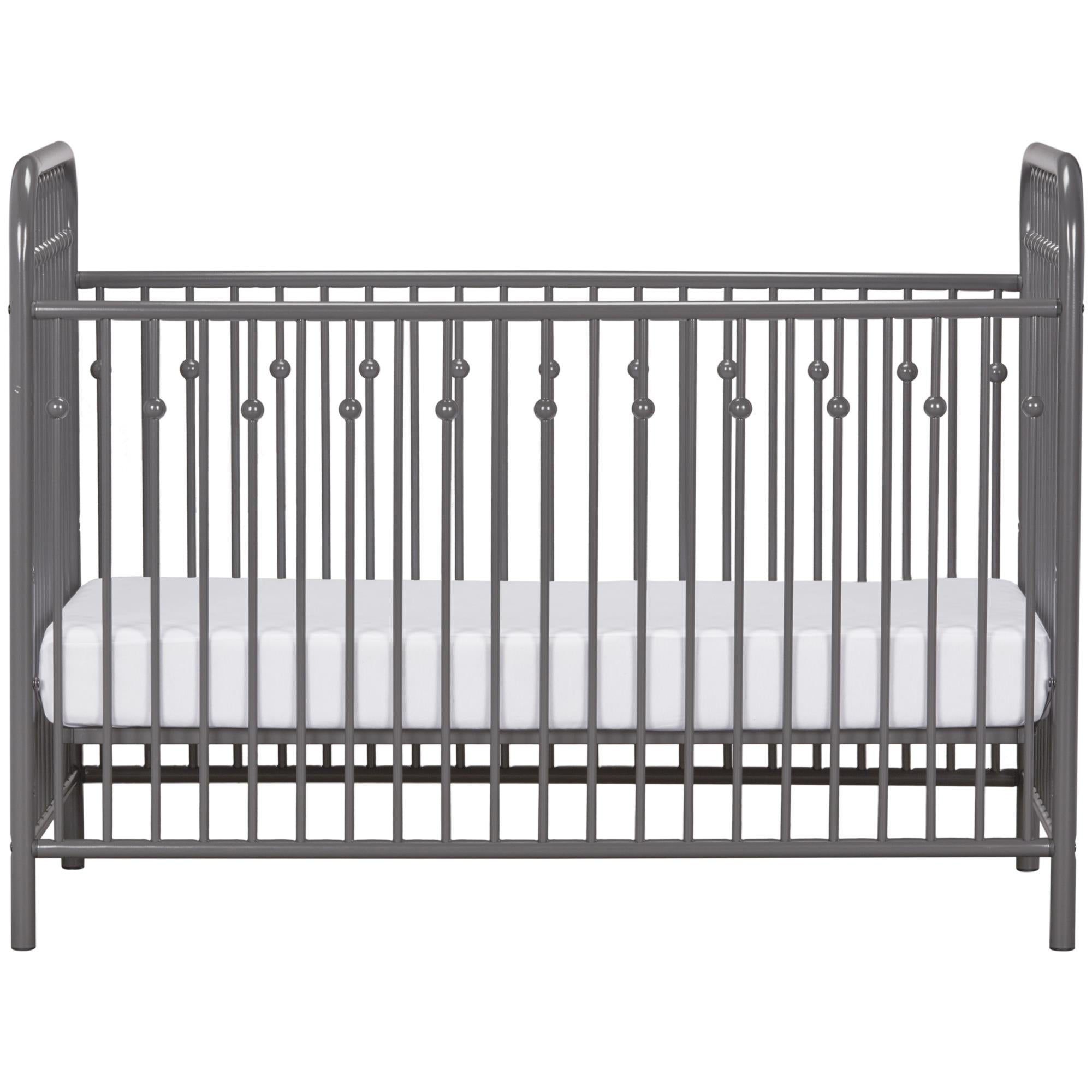 Little Seeds Monarch Hill Ivy Metal Baby Crib - Gray