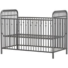 Little Seeds Monarch Hill Ivy Metal Baby Crib - Gray