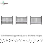 Little Seeds Monarch Hill Ivy Metal Baby Crib - Gray
