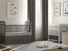 Little Seeds Monarch Hill Ivy Metal Baby Crib - Gray