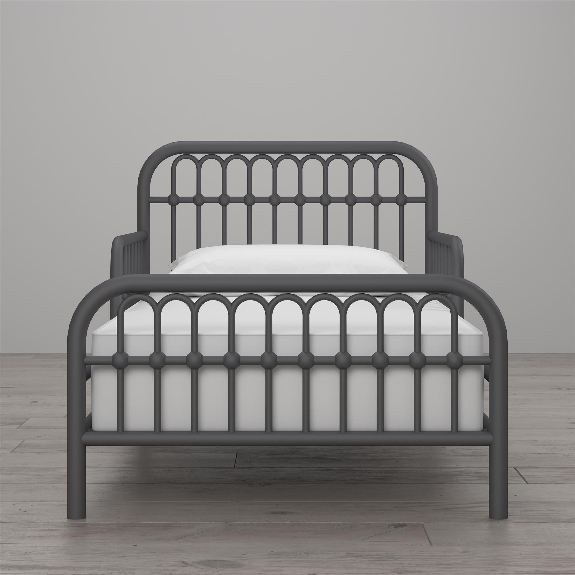 Little Seeds Monarch Hill Ivy Metal Toddler Bed - Graphite Grey