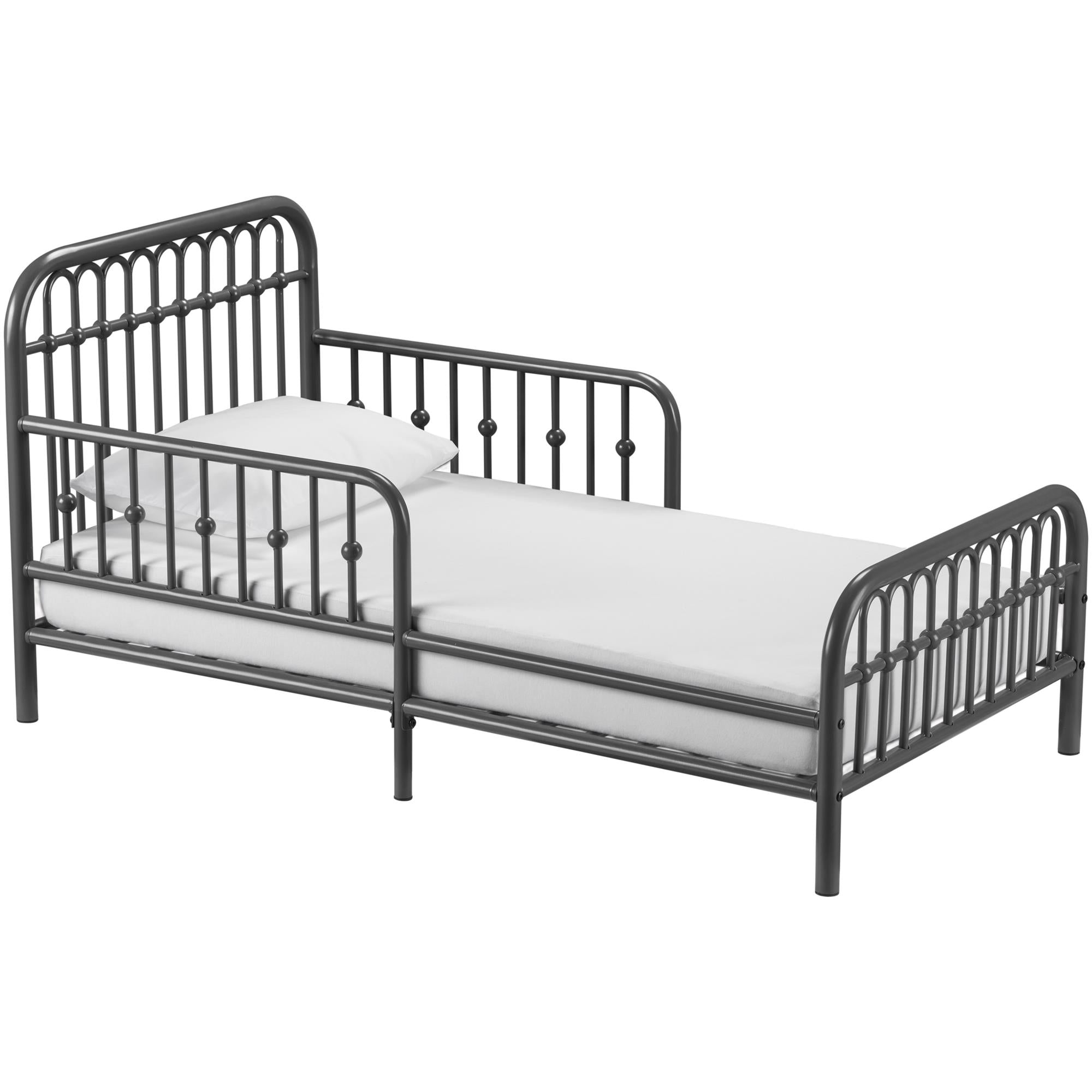 Little Seeds Monarch Hill Ivy Metal Toddler Bed - Graphite Grey