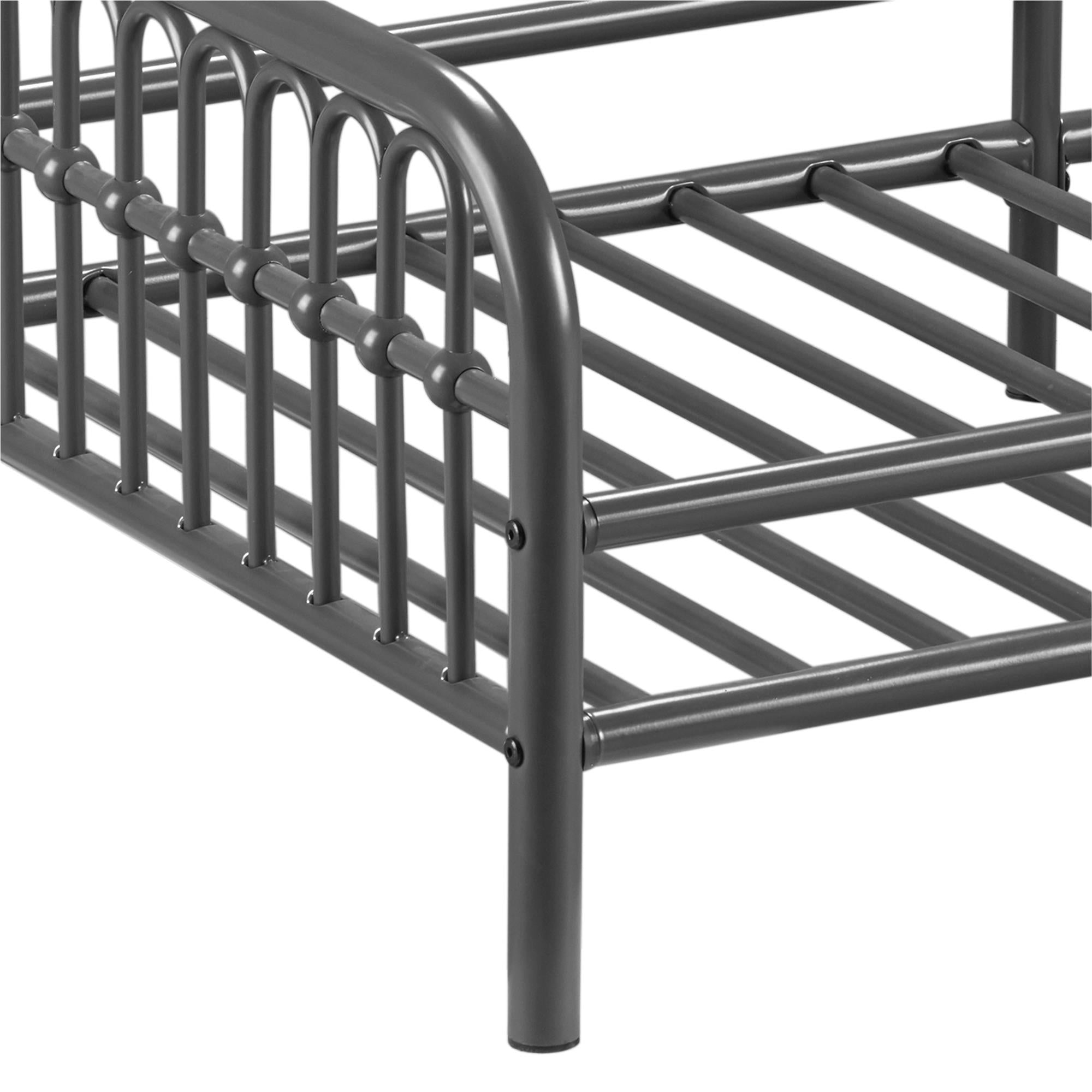 Little Seeds Monarch Hill Ivy Metal Toddler Bed - Graphite Grey