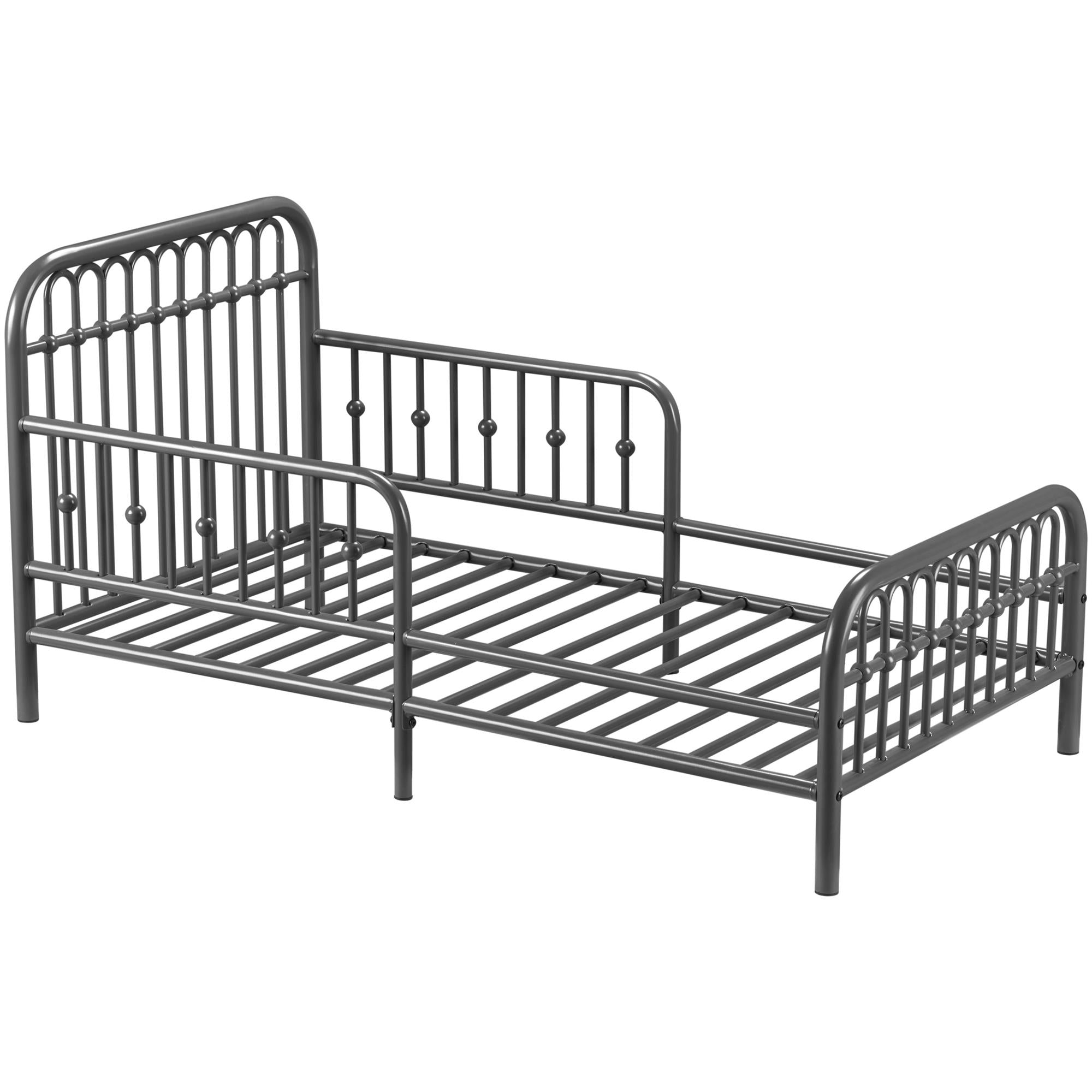 Little Seeds Monarch Hill Ivy Metal Toddler Bed - Graphite Grey