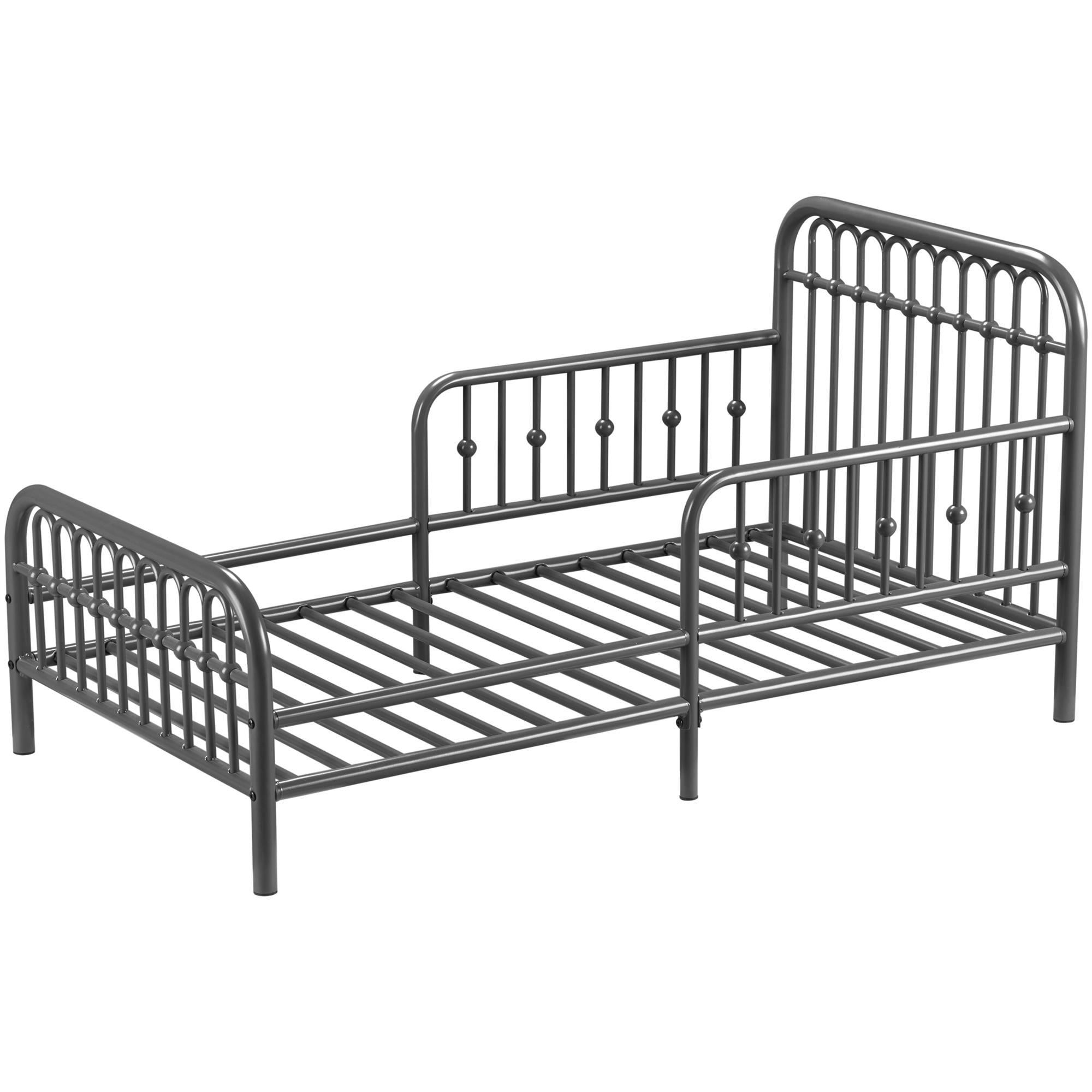 Little Seeds Monarch Hill Ivy Metal Toddler Bed - Graphite Grey