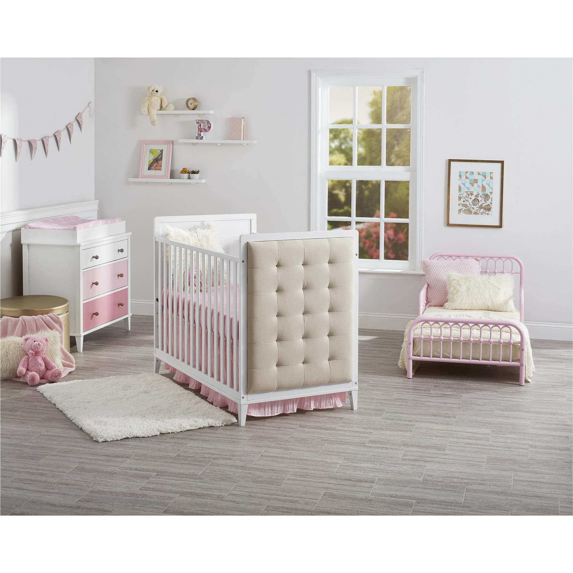 Little Seeds Monarch Hill Ivy Metal Toddler Bed - Pink