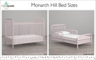 Little Seeds Monarch Hill Ivy Metal Toddler Bed - Pink