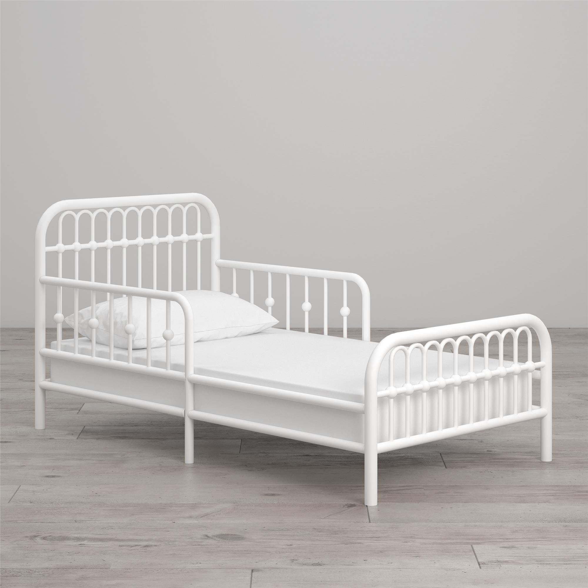 Little Seeds Monarch Hill Ivy Metal Toddler Bed - White