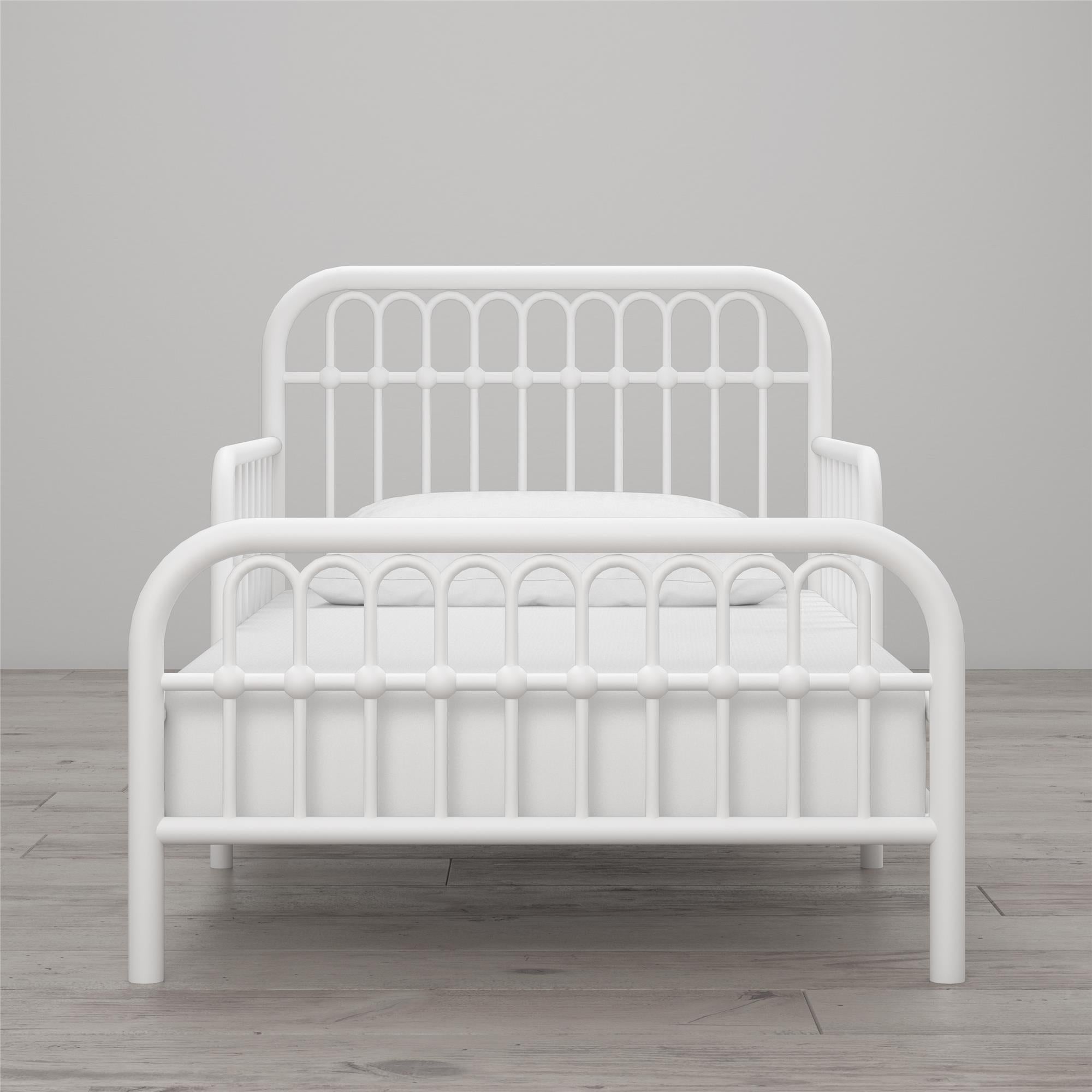 Little Seeds Monarch Hill Ivy Metal Toddler Bed - White