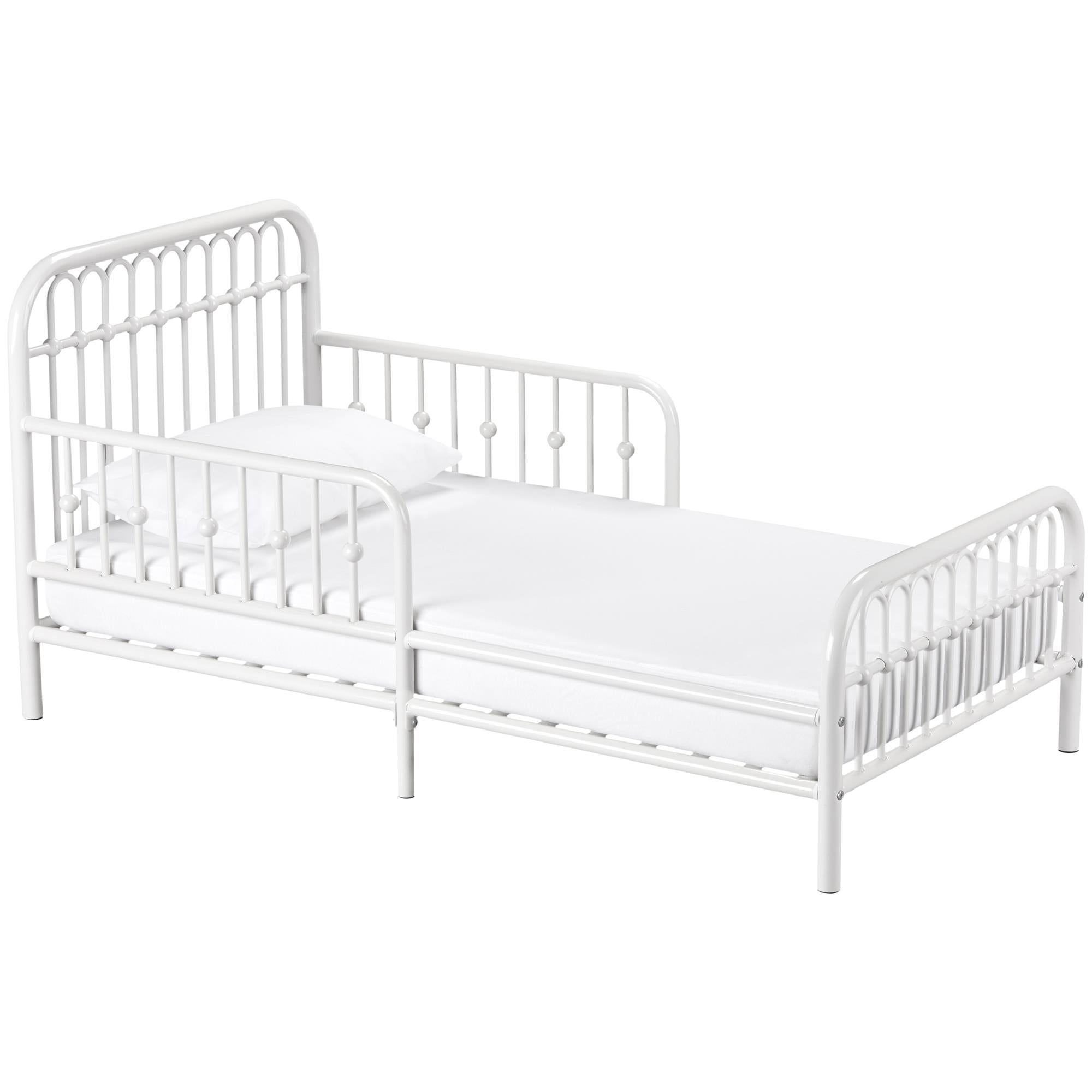 Little Seeds Monarch Hill Ivy Metal Toddler Bed - White