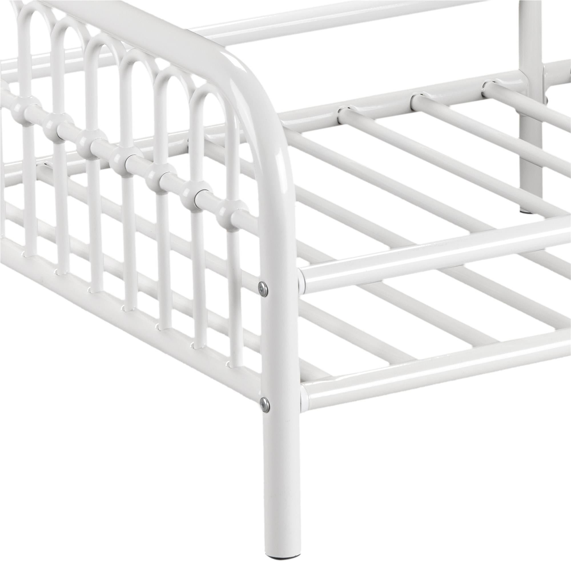 Little Seeds Monarch Hill Ivy Metal Toddler Bed - White