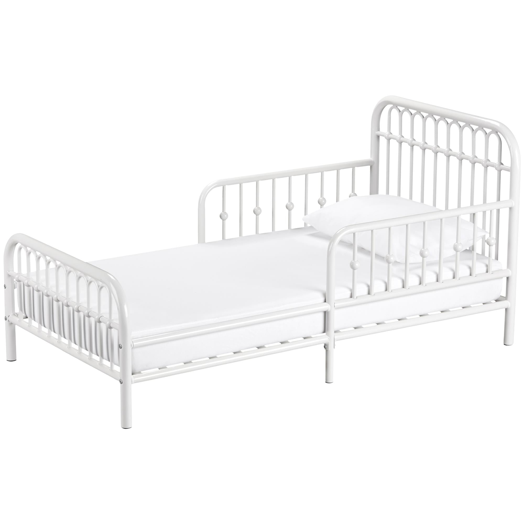 Little Seeds Monarch Hill Ivy Metal Toddler Bed - White